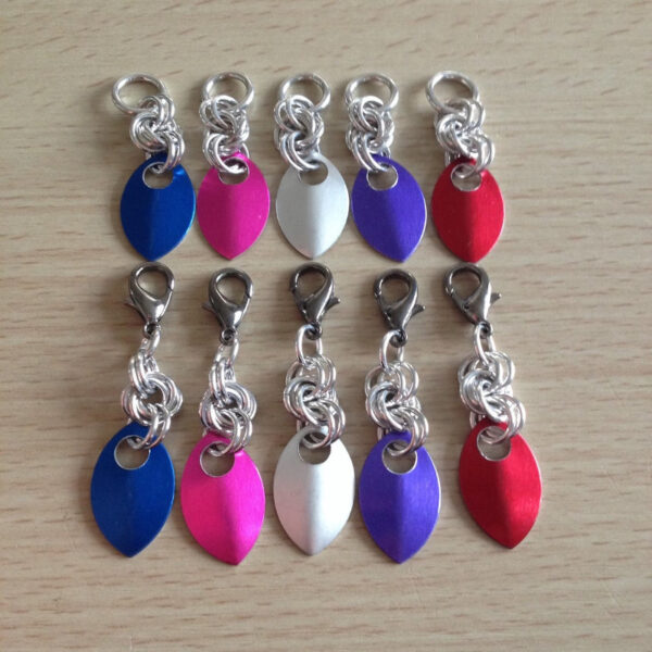 Chainmaille Stitch Markers by Destai