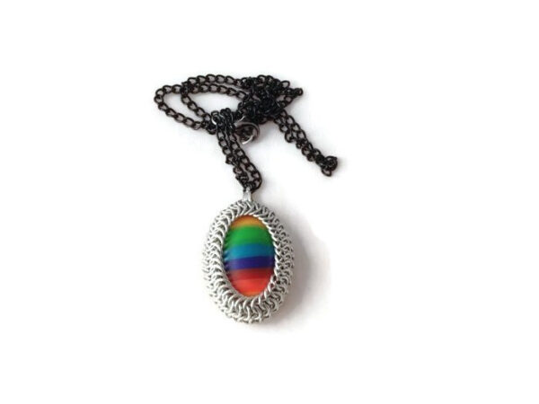 Wrapped Rainbow Pendant by Destai